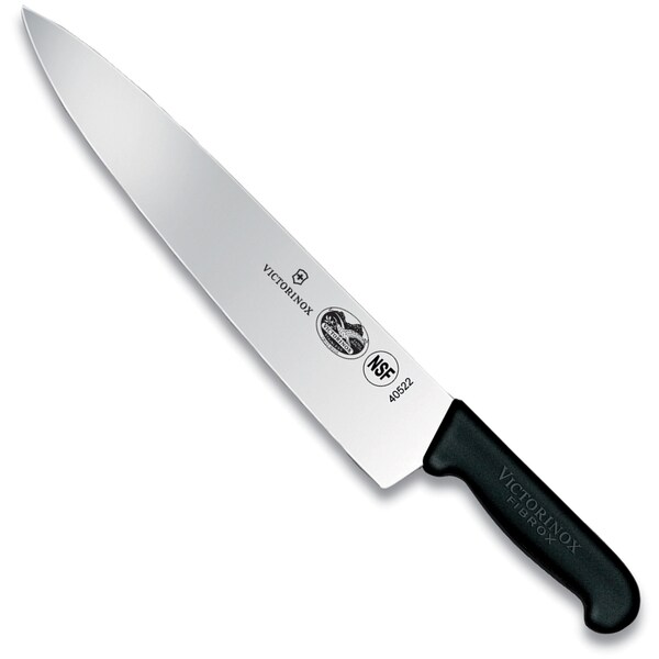 Swiss Army Brands Victorinox 40522 Kitchen Fibrox Pro Black Chef'S - Straight, 12In Blade, 20.25In Width At Handle VIC-5.2003.31 - main